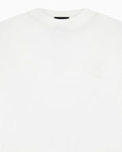Jersey T-shirt with micro eagle embroidery
