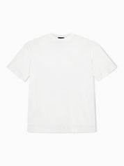 Jersey T-shirt with micro eagle embroidery