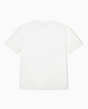 Jersey T-shirt with micro eagle embroidery