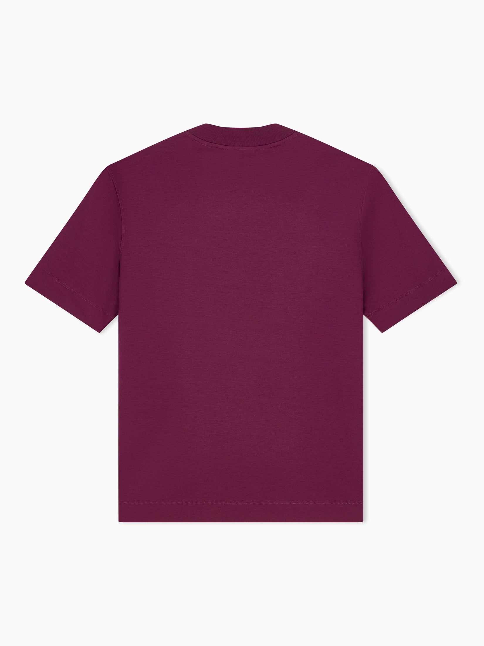 Jersey T-shirt with micro eagle embroidery