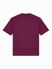 Jersey T-shirt with micro eagle embroidery
