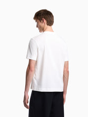 Heavy jersey T-shirt with embroidered logo