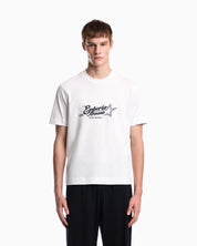 Heavy jersey T-shirt with embroidered logo