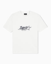 Heavy jersey T-shirt with embroidered logo