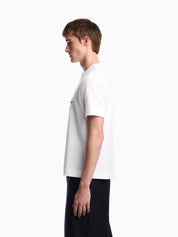 Heavy jersey T-shirt with embroidered logo