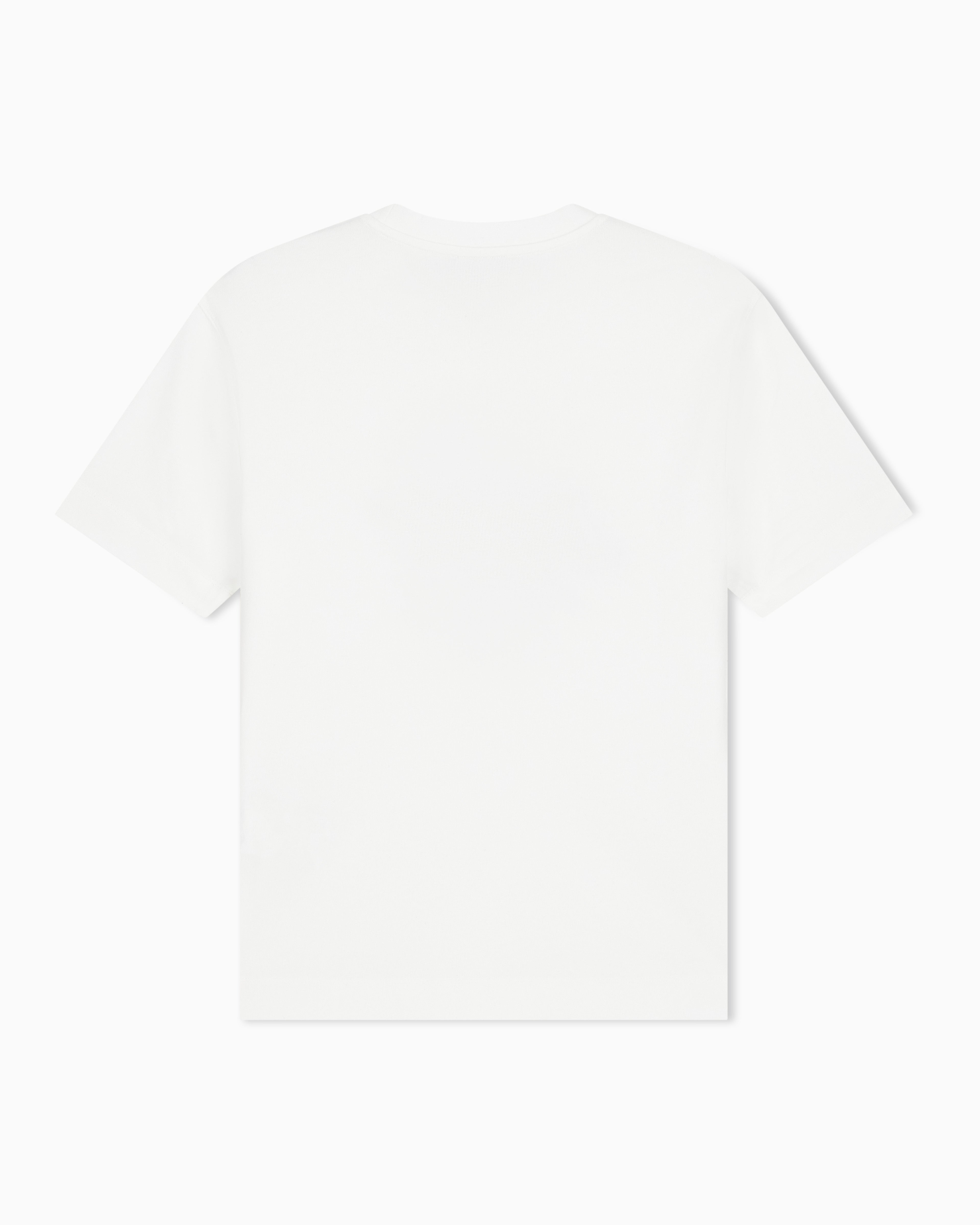 Heavy jersey T-shirt with embroidered logo