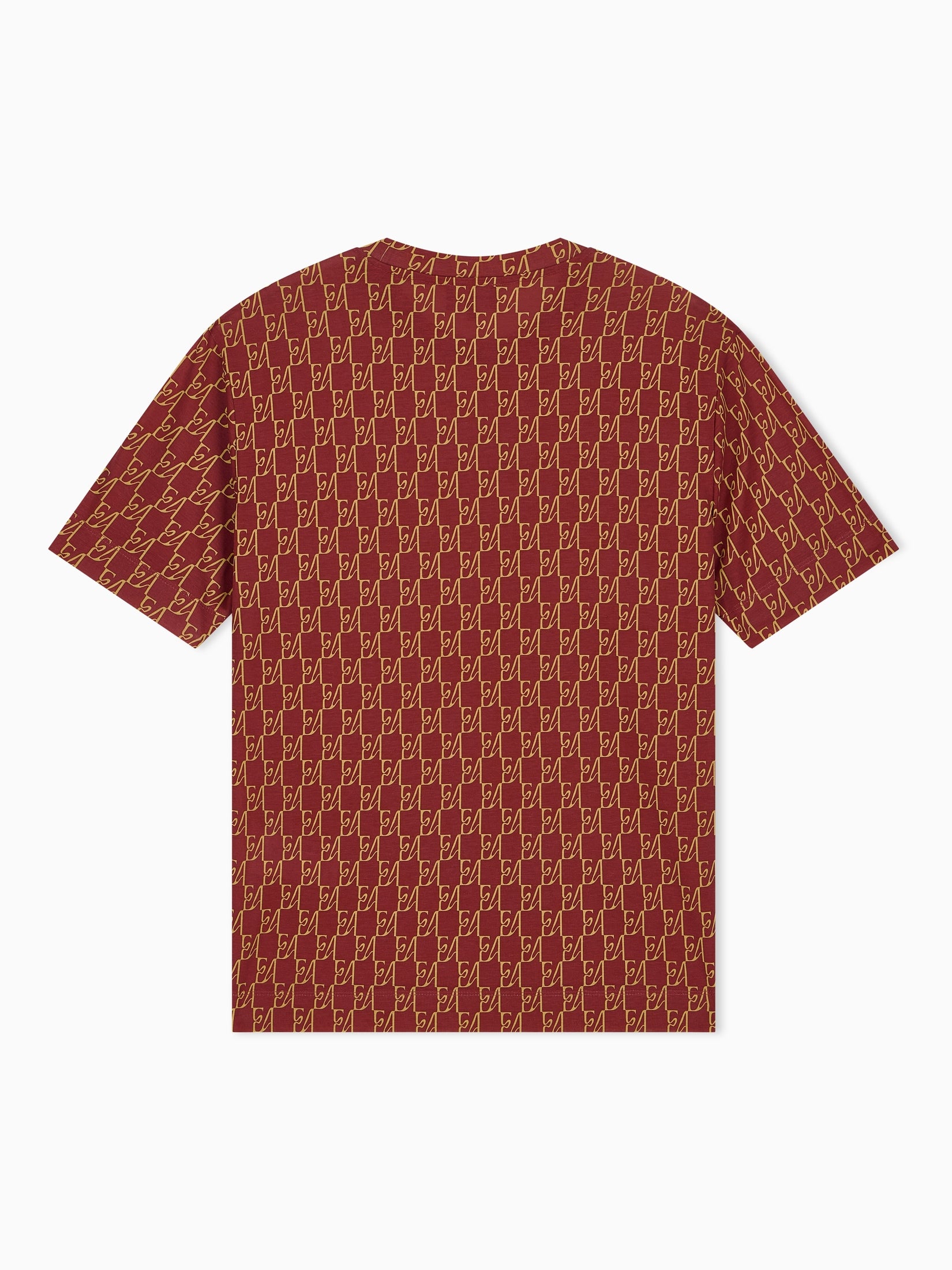 Jersey T-shirt in lyocell blend with all-over logo print