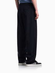 Trousers with regular fit in interlock jersey