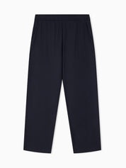 Trousers with regular fit in interlock jersey