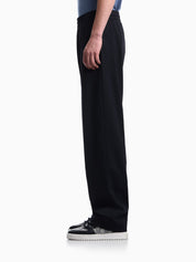 Trousers with regular fit in interlock jersey