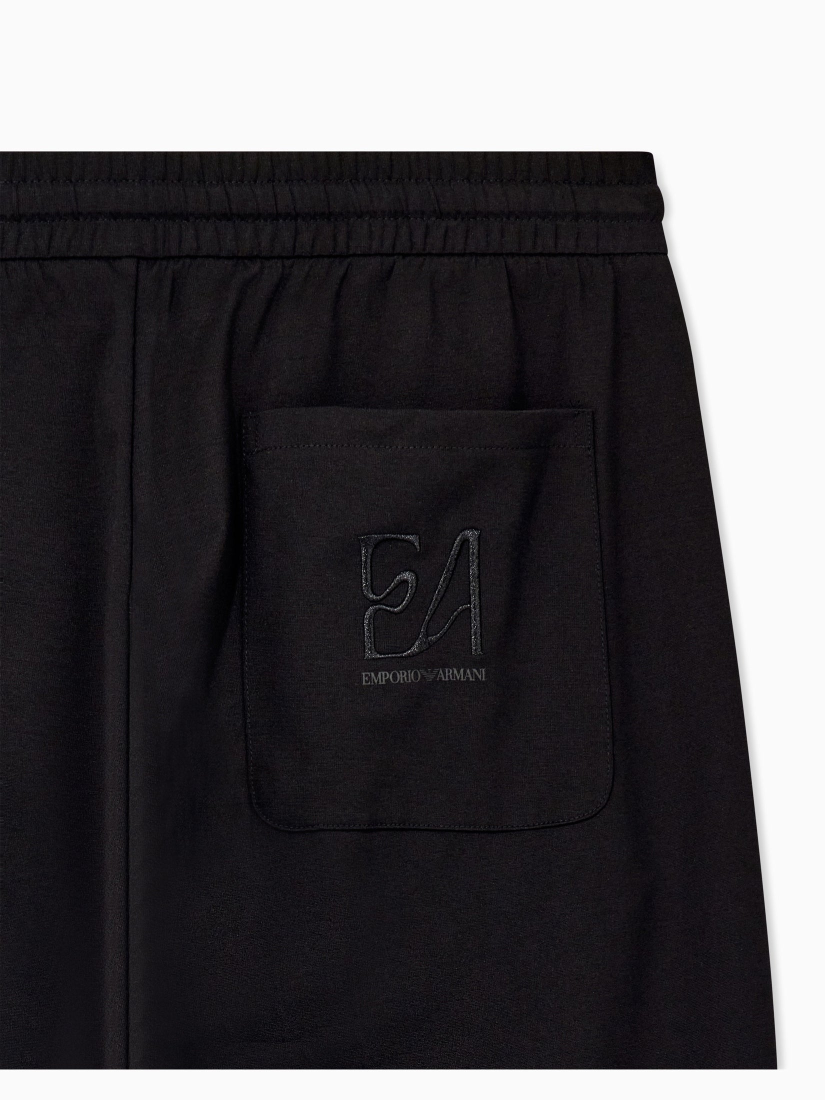 Trousers with regular fit in interlock jersey