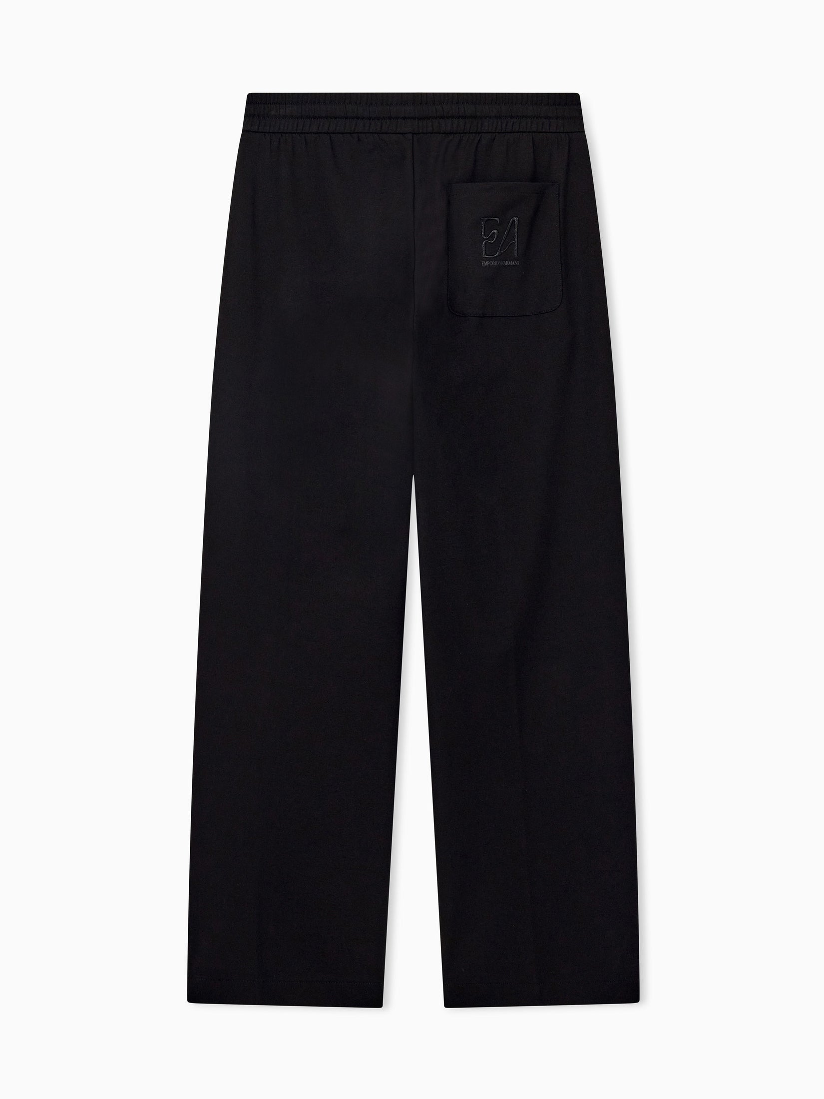 Trousers with regular fit in interlock jersey