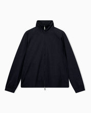 Full-zip sweatshirt in lyocell blend interlock jersey