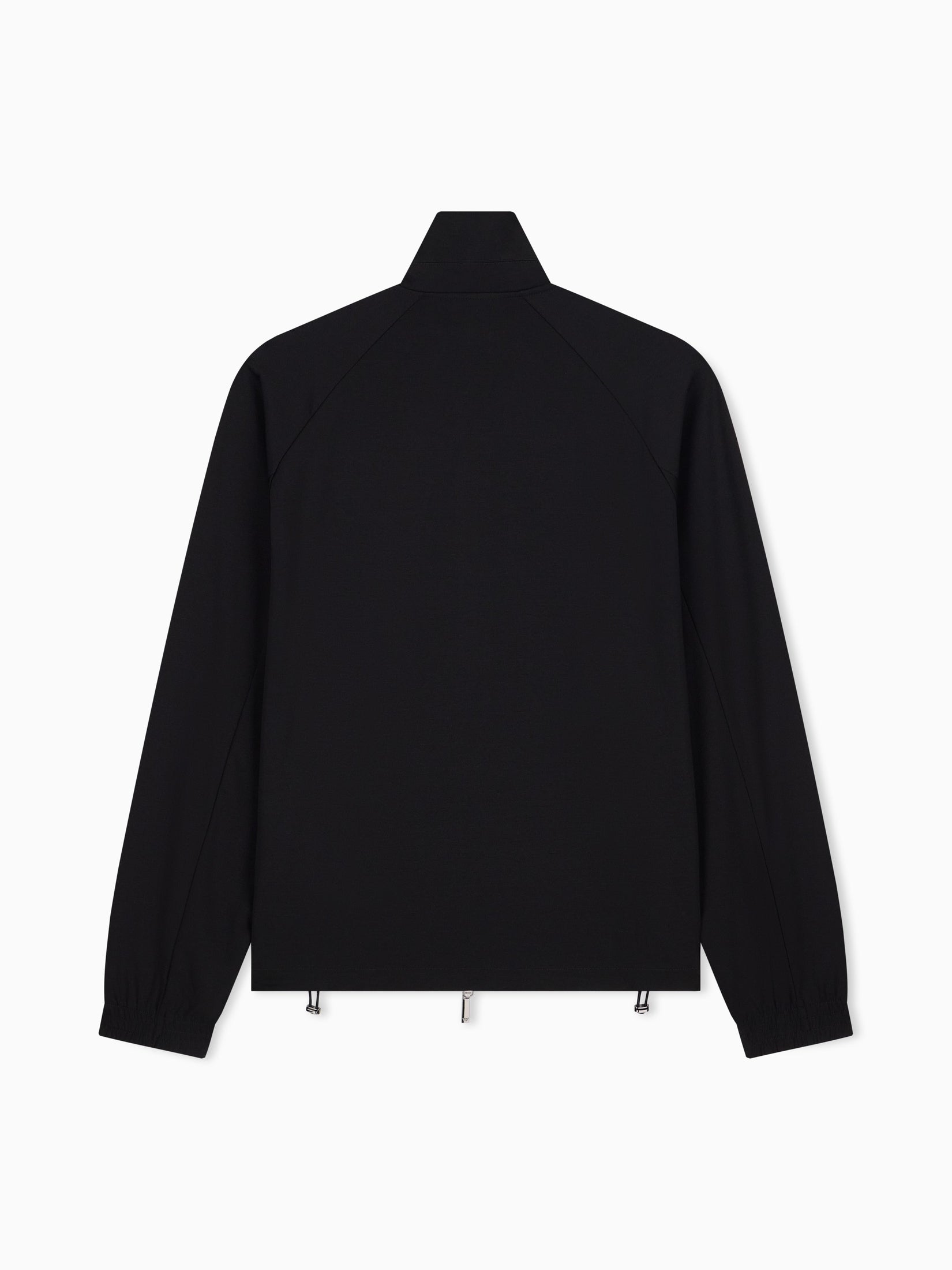 Full-zip sweatshirt in lyocell blend interlock jersey