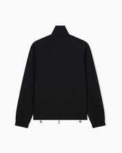 Full-zip sweatshirt in lyocell blend interlock jersey