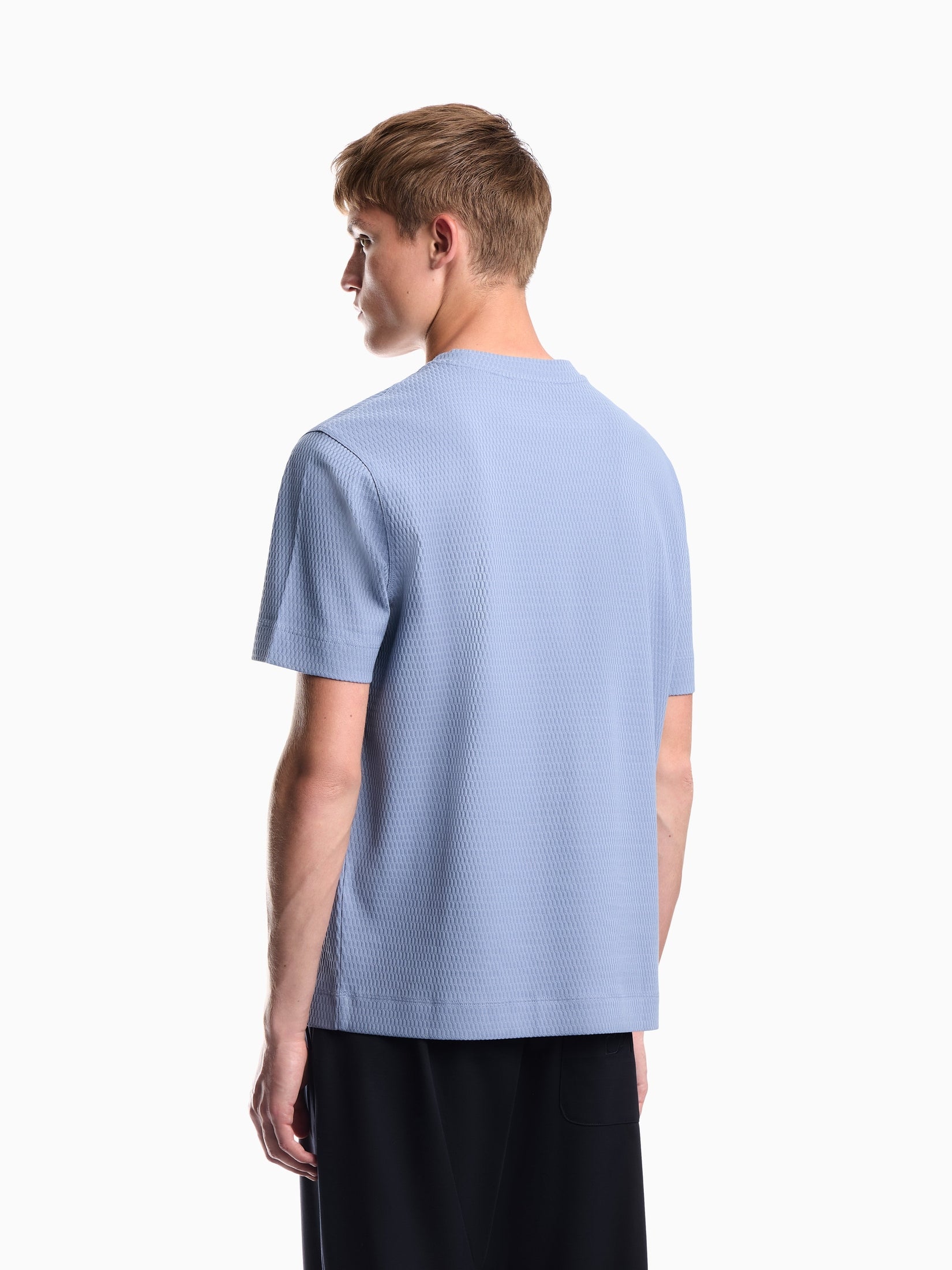 Jersey jacquard t-shirt
