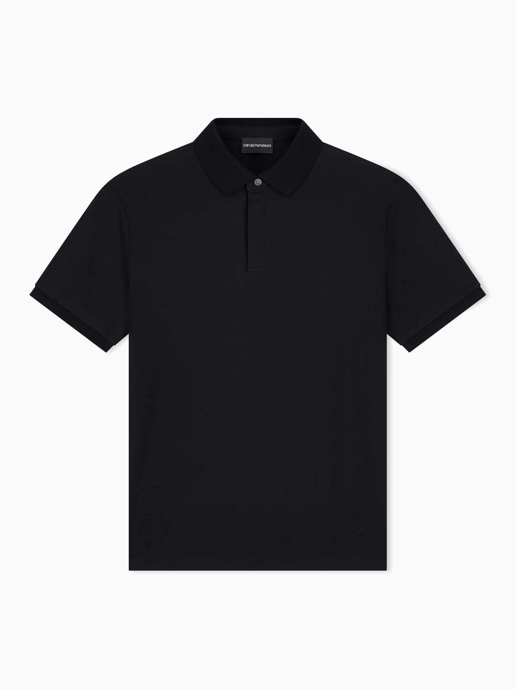 Jacquard jersey polo