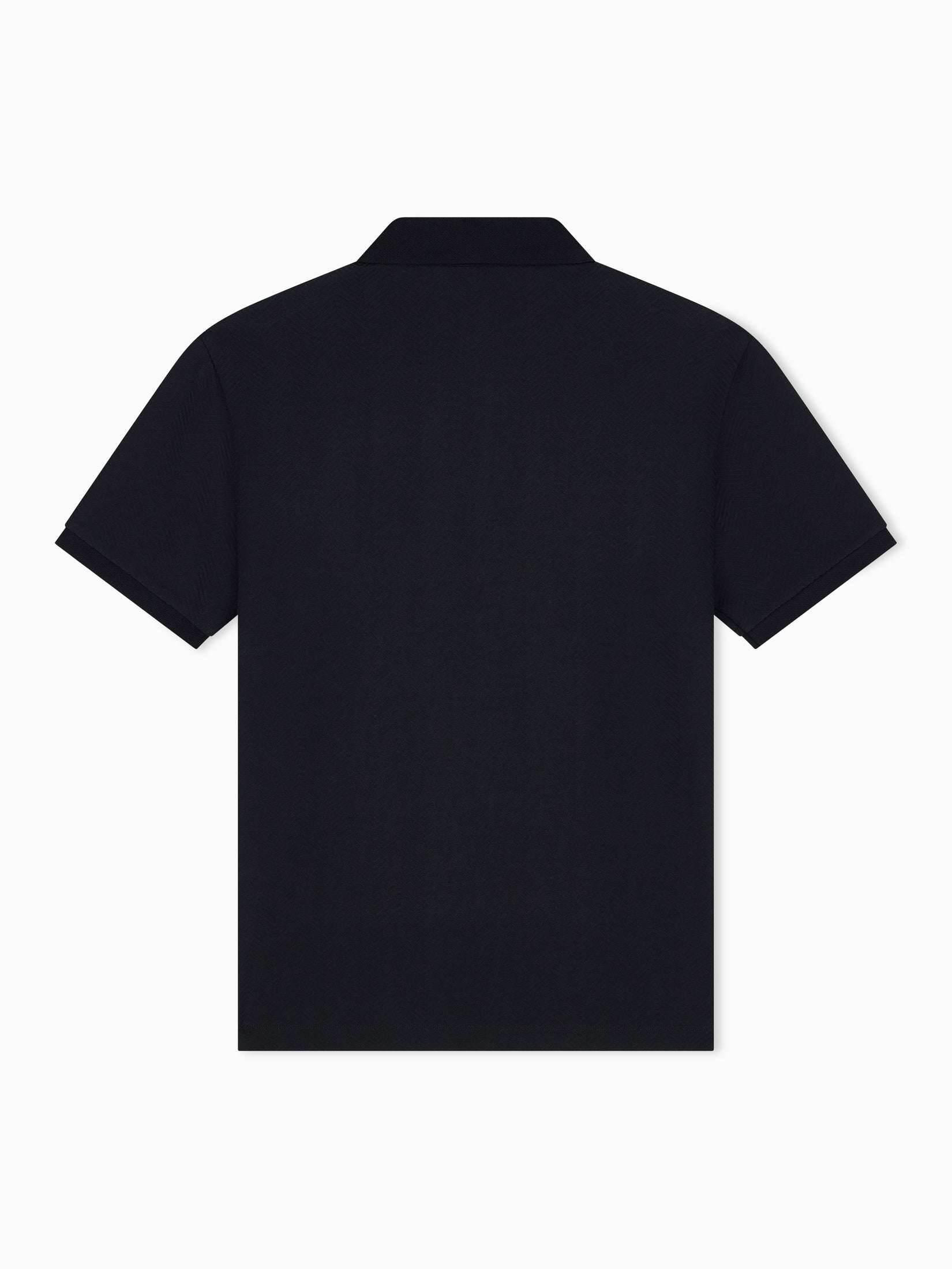 Jacquard jersey polo