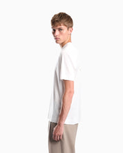 Jersey T-shirt in lyocell blend with embossed eagle and logo print