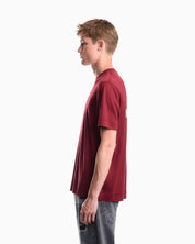 Jersey T-shirt in lyocell blend with embossed eagle and logo print