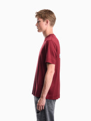 Jersey T-shirt in lyocell blend with embossed eagle and logo print