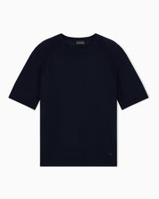 Sweater in lyocell and virgin wool blend