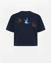 Dark blue shortsleeve t-shirt