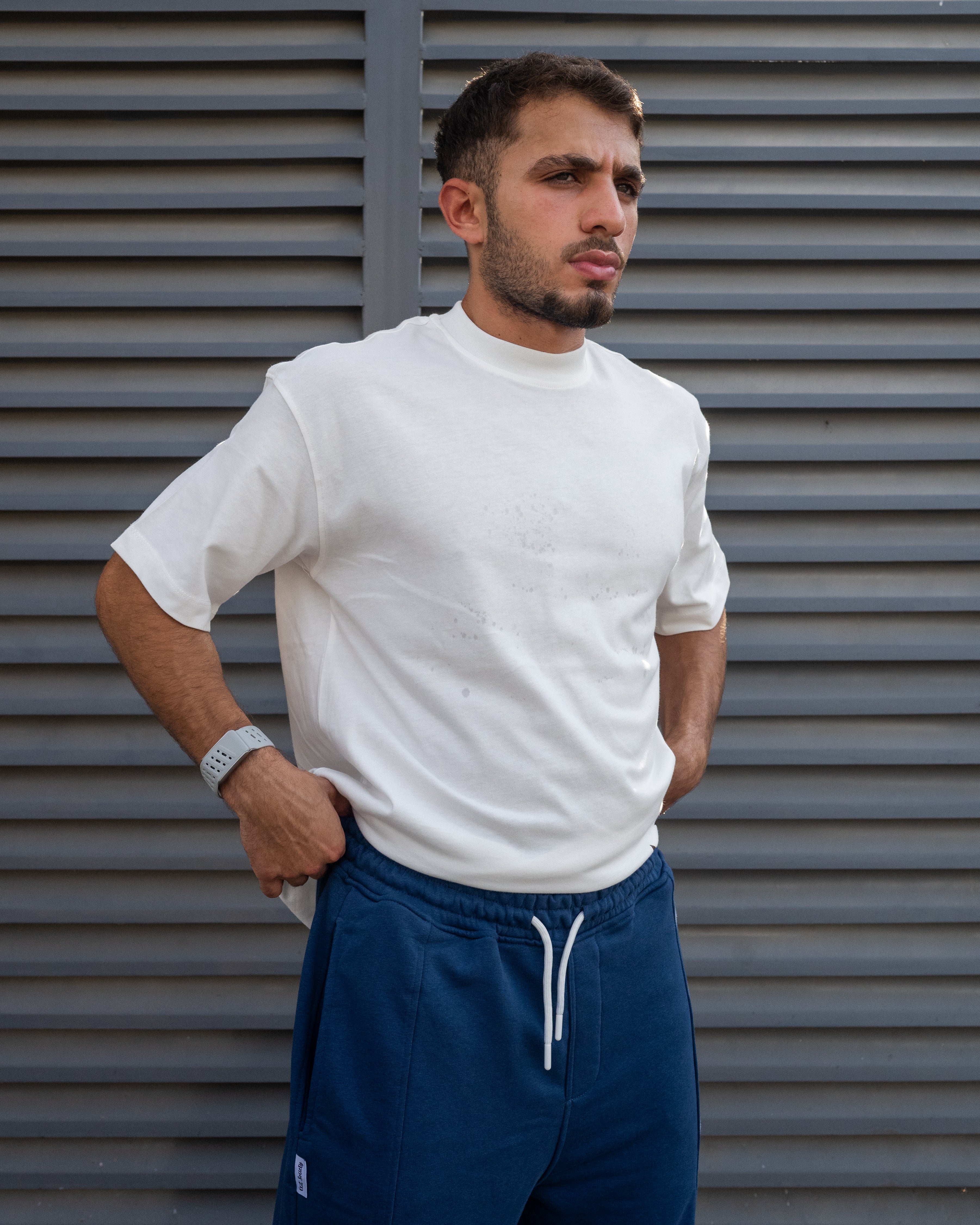 Dark blue pants