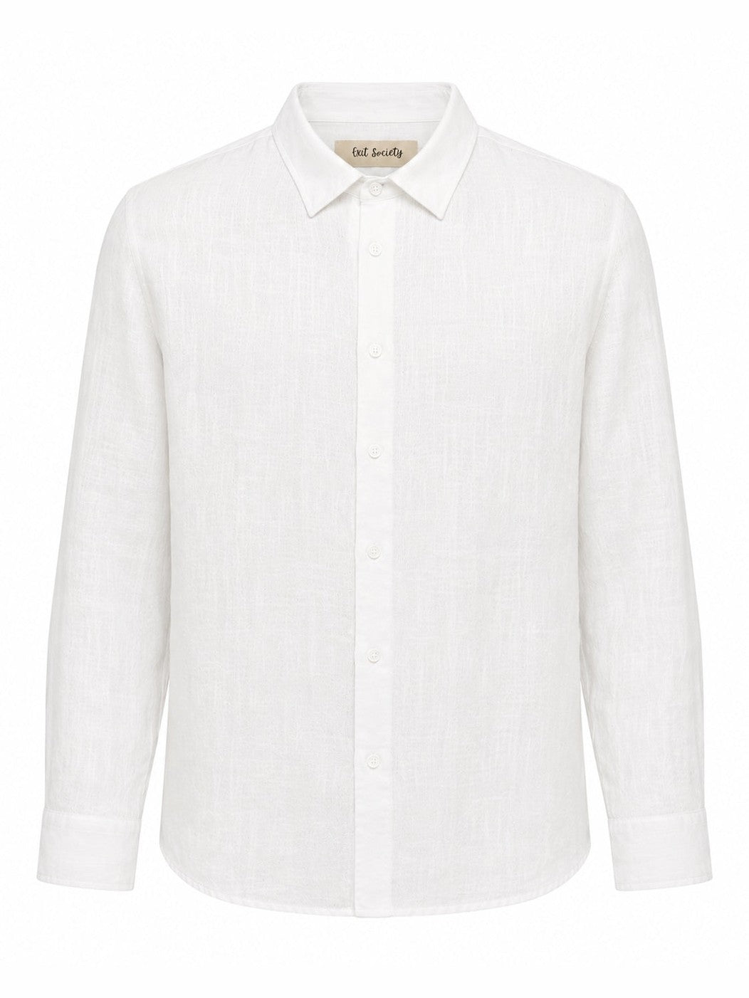 White linen shirt