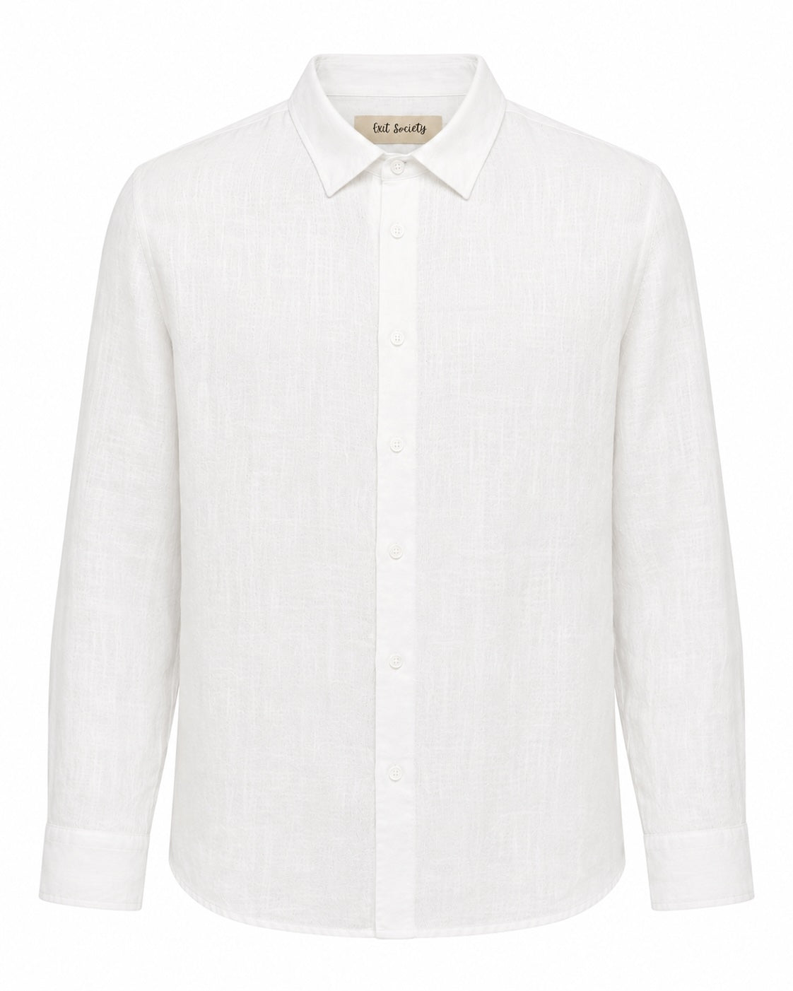 White linen shirt