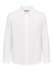 White linen shirt