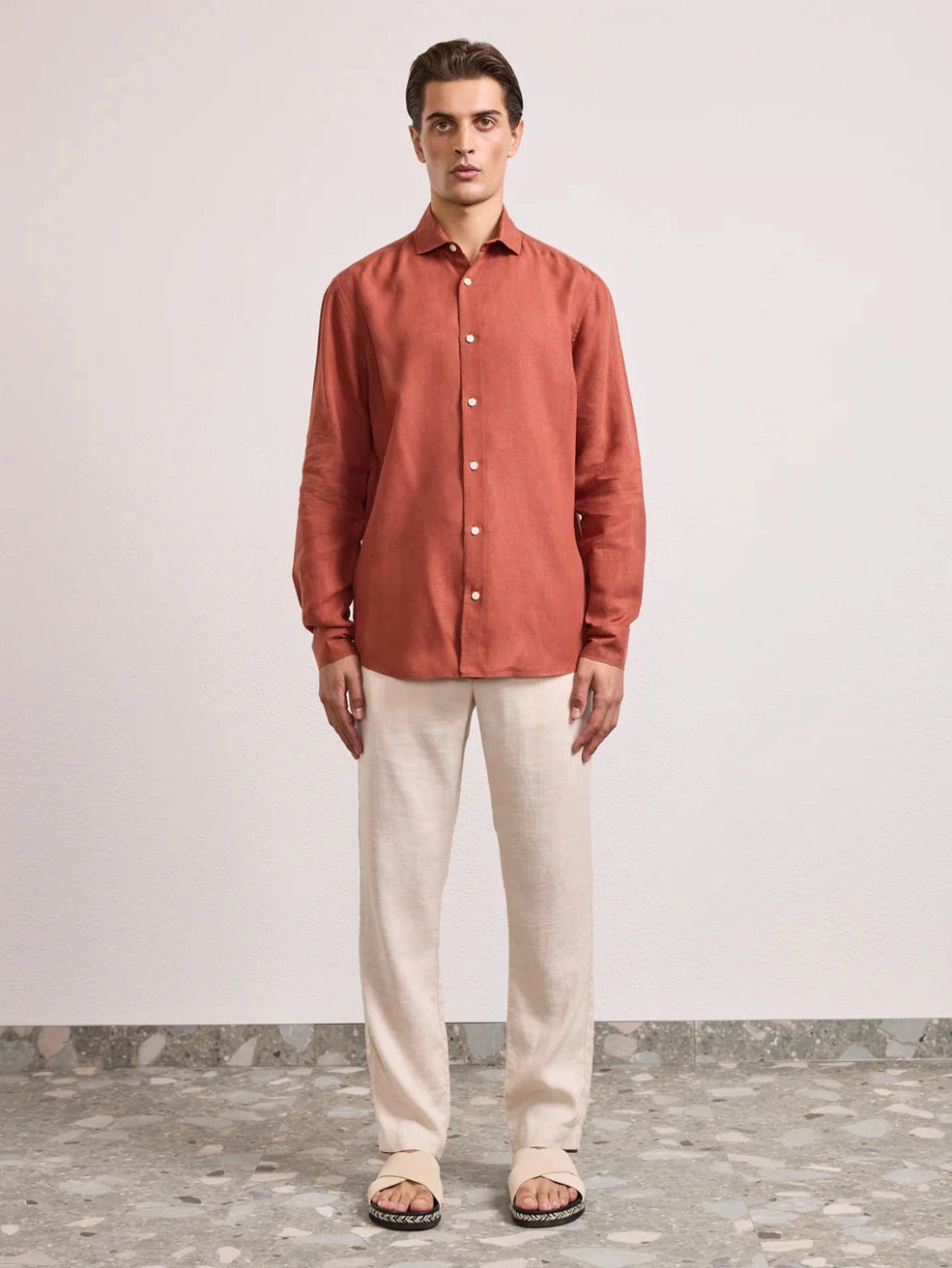 Antonio gd linen shirt l/s