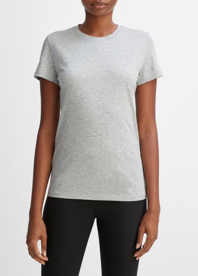 Essential Pima Cotton Crew Neck T-Shirt