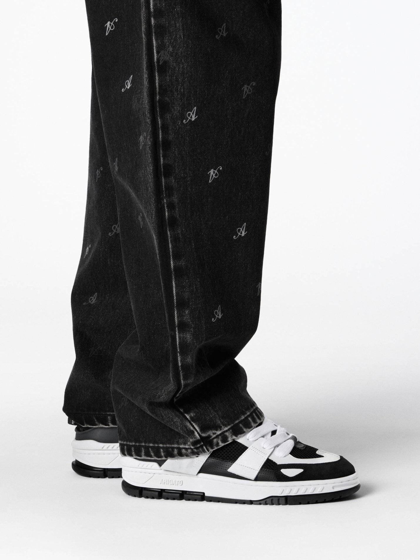 Area patchwork sneaker