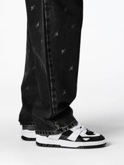 Area patchwork sneaker