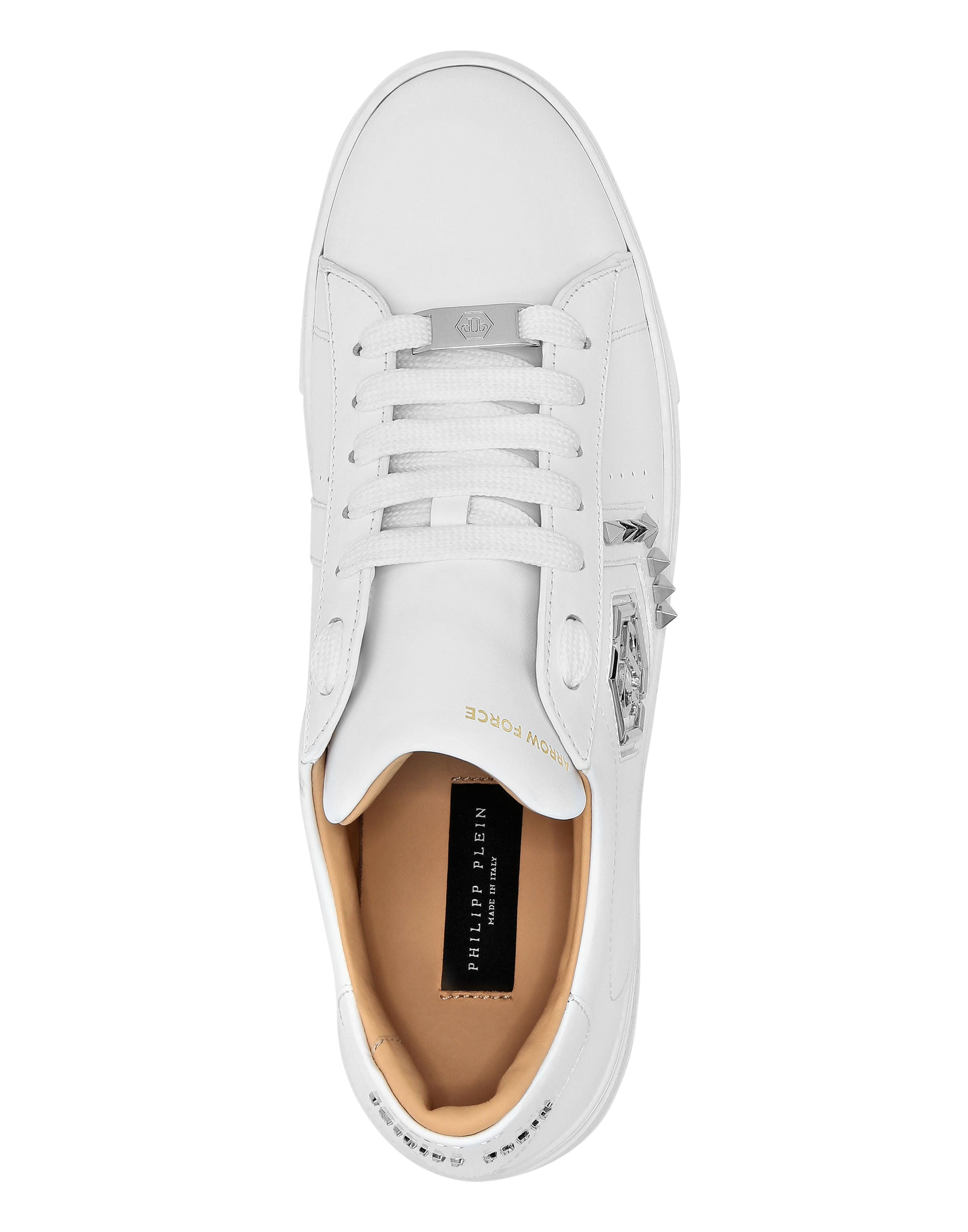 LO-TOP LEATHER ARROW FORCE SNEAKERS