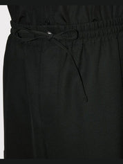 Cargo jog pants in virgin wool