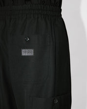 Cargo jog pants in virgin wool