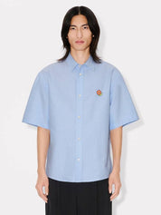 'kenzo pop' embroidered short sleeve shirt in cotton
