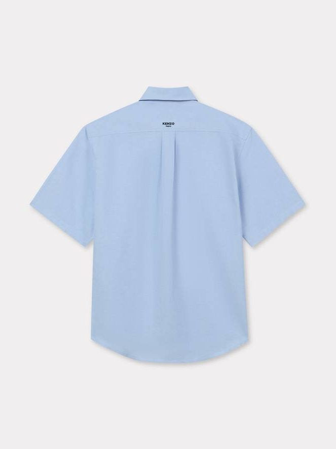 'kenzo pop' embroidered short sleeve shirt in cotton