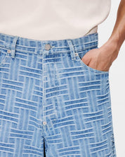 KENZO Weave straight short in japanese denim