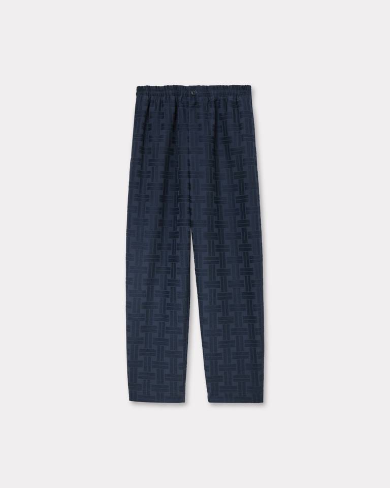 KENZO Weave jogpants in cotton jacquard