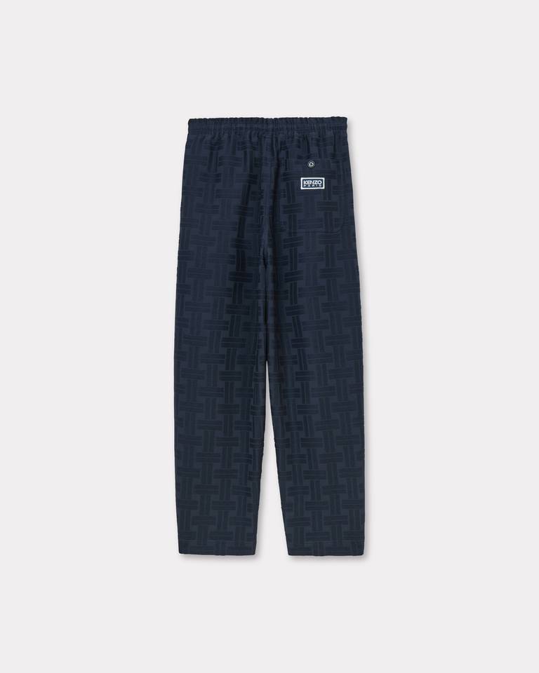 KENZO Weave jogpants in cotton jacquard