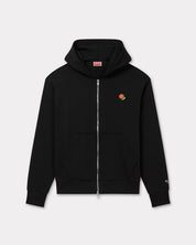 'KENZO Pop' embroidered zipped hoodie in cotton