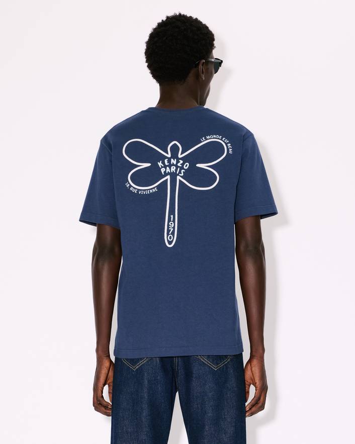 'KENZO Dragonfly' embroidered T-shirt in cotton