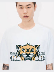 Gots kenzo happy tiger embroid