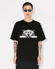 'KENZO Happy Tiger' embroidered oversized T-shirt in cotton