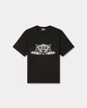 'KENZO Happy Tiger' embroidered oversized T-shirt in cotton