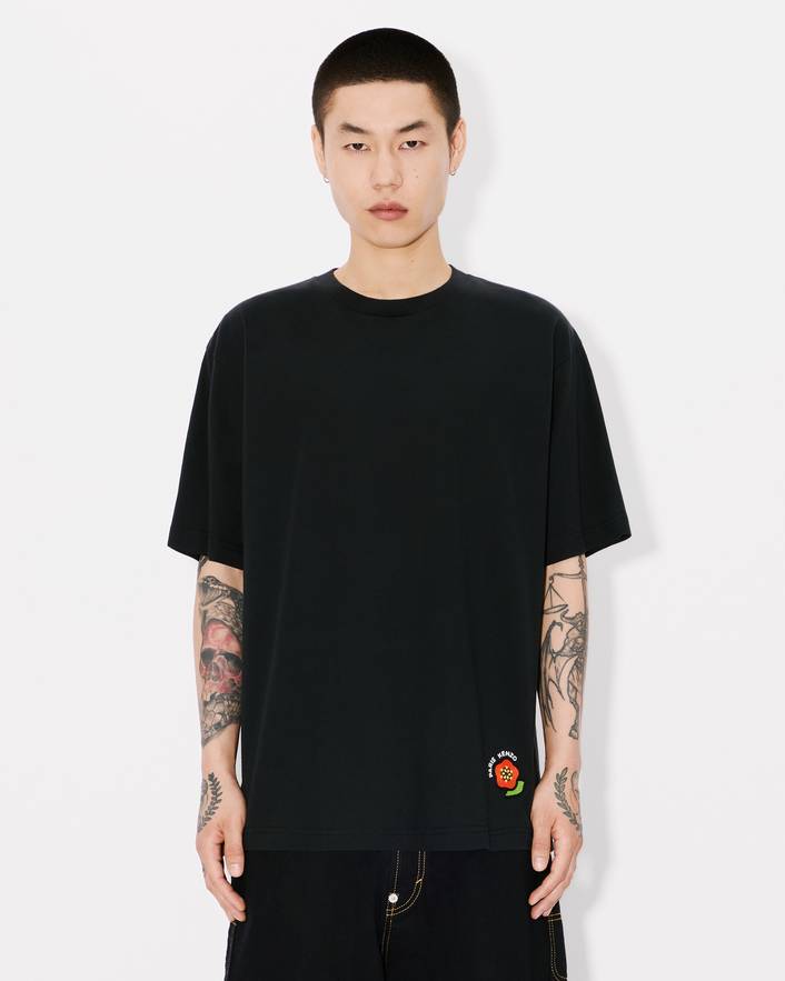 'KENZO Pop' embroidered oversized T-shirt in cotton