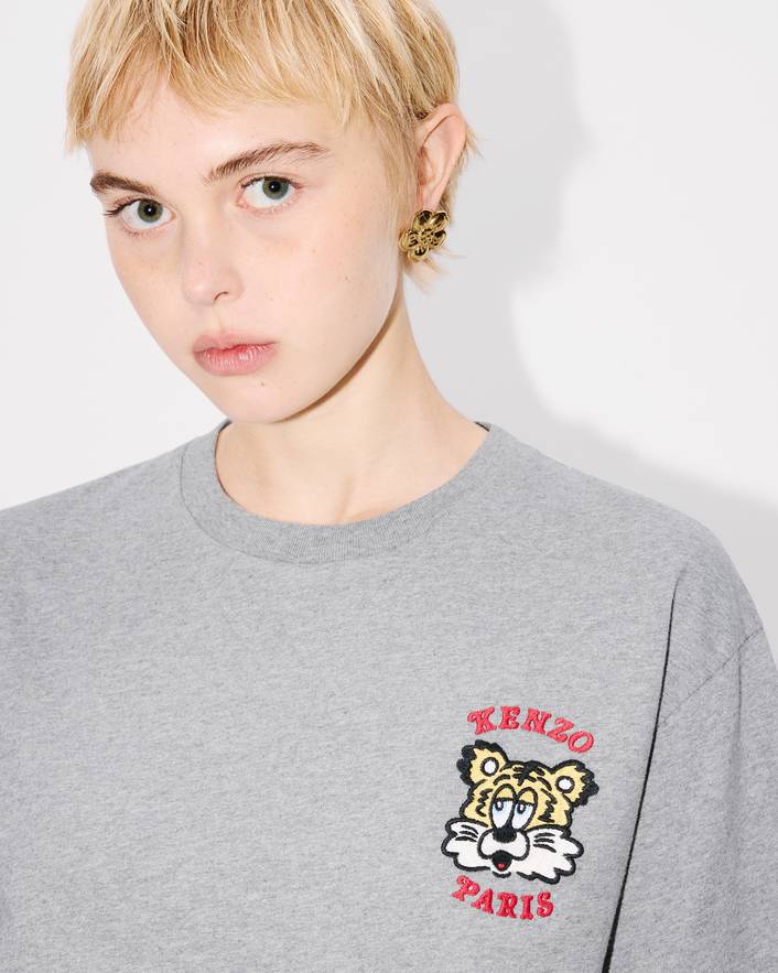 'KENZO VERDY MARKET' genderless embroidered T-shirt in cotton